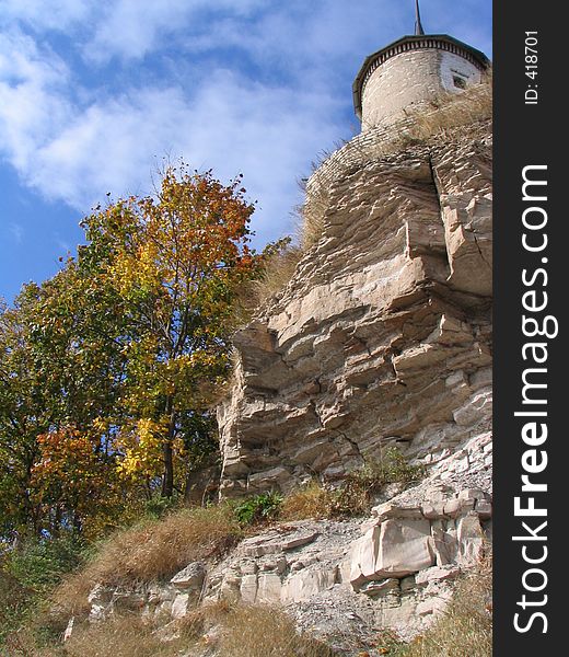 Ruins of the ancient castle. Ruins of the ancient castle