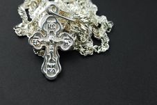 The Crucifixion At Black Royalty Free Stock Image The Crucifixion At Black Royalty Free Stock Image