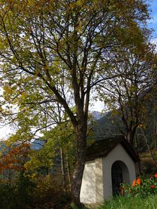 Small Chapel In Mountains Royalty Free Stock Photos Small Chapel In Mountains Royalty Free Stock Photos
