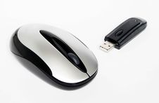 Wireless Computer Mouse Stock Photography