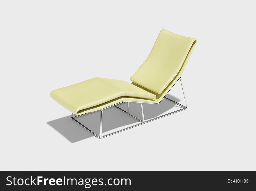 Piece of modern furniture on a white background. Piece of modern furniture on a white background