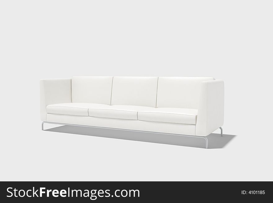 Piece of modern furniture on a white background. Piece of modern furniture on a white background