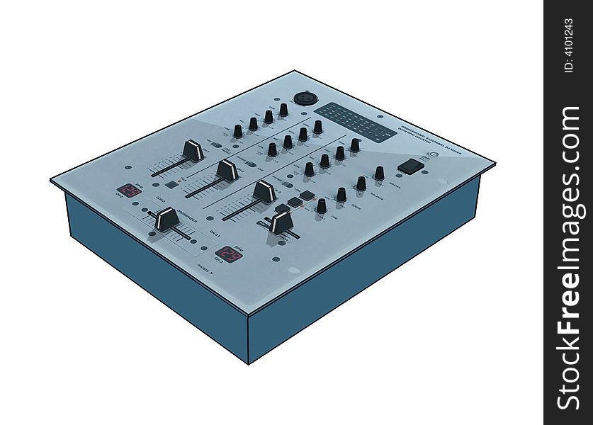 Audio mixing console