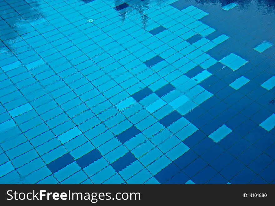 Swimming pool in the hotels