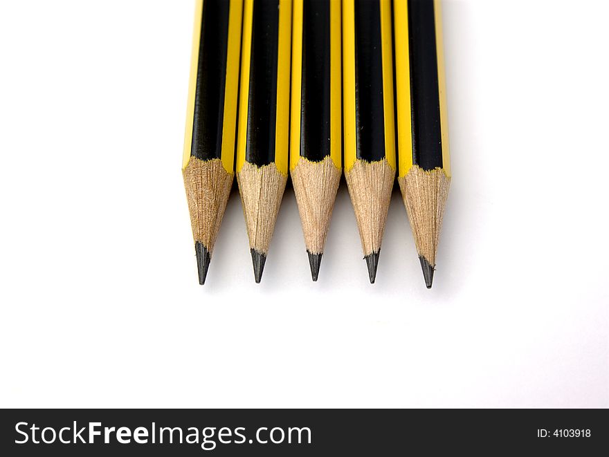 Tips from a group of pencils