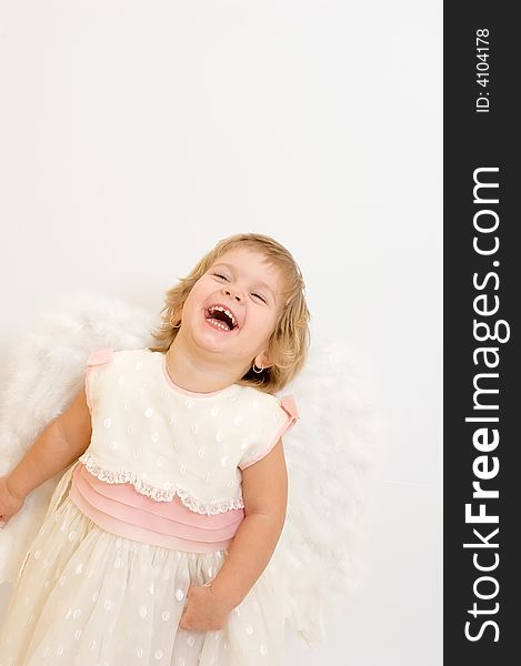Little angel girl