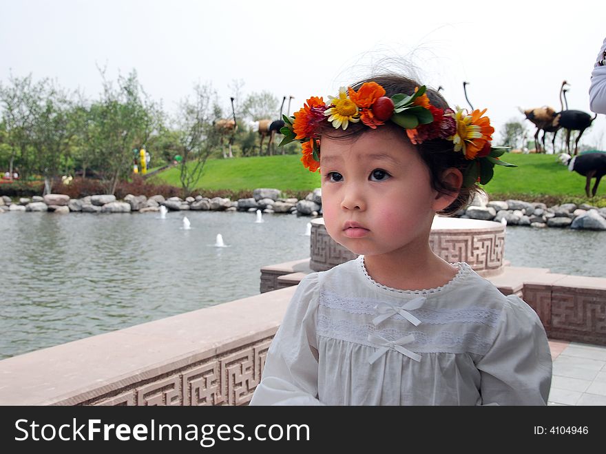 A beautiful Chinese young child， a pure and angelical face. A beautiful Chinese young child， a pure and angelical face