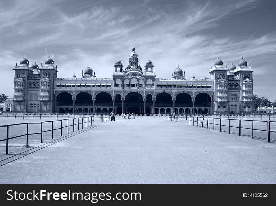 The important heritage building of royal palace at Mysore. The important heritage building of royal palace at Mysore.