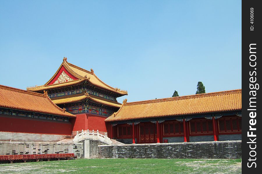 Buildings in Beijing Imperial Palace, china
