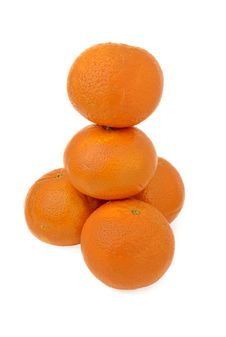 Stack Mandarins Stock Image Stack Mandarins Stock Image