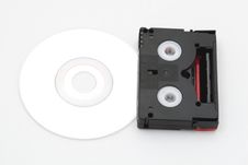 CD And Cassette Royalty Free Stock Photos CD And Cassette Royalty Free Stock Photos