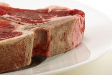 Raw T-Bone Steak Stock Photography Raw T-Bone Steak Stock Photography