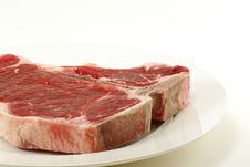 Raw T-Bone Steak Royalty Free Stock Image Raw T-Bone Steak Royalty Free Stock Image