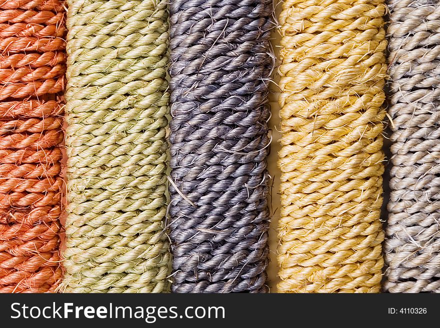 Close-up of a colored basket