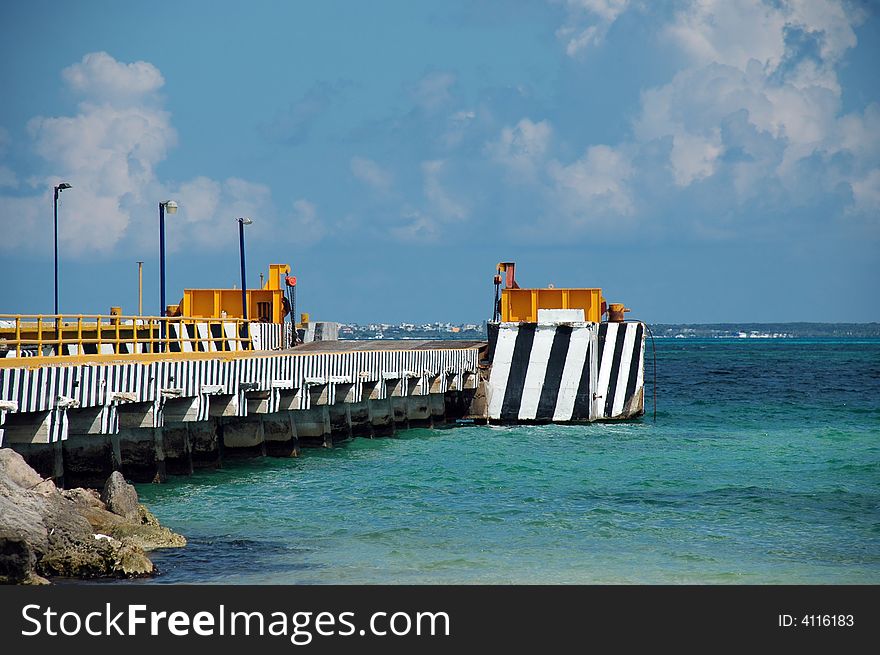 Loading Dock for Automobile Ferry