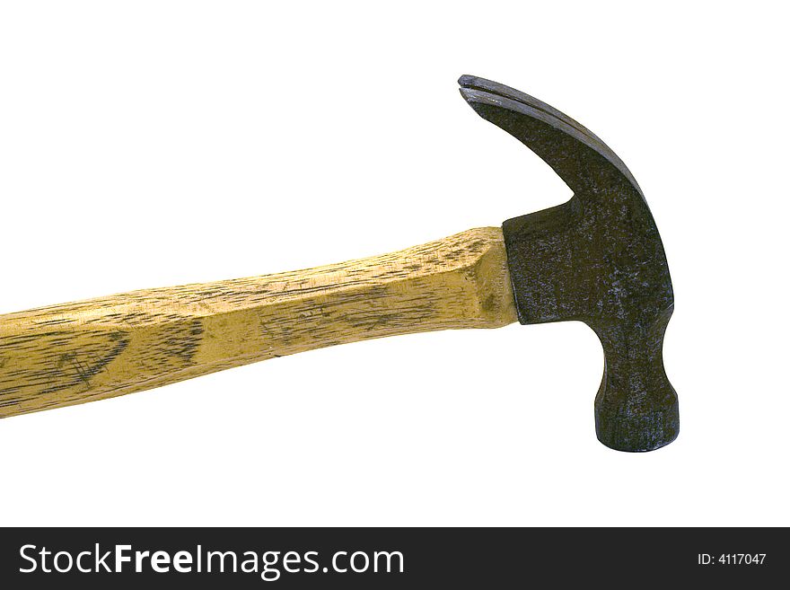 Isolated shot of a hammer, includes clipping path. Isolated shot of a hammer, includes clipping path.
