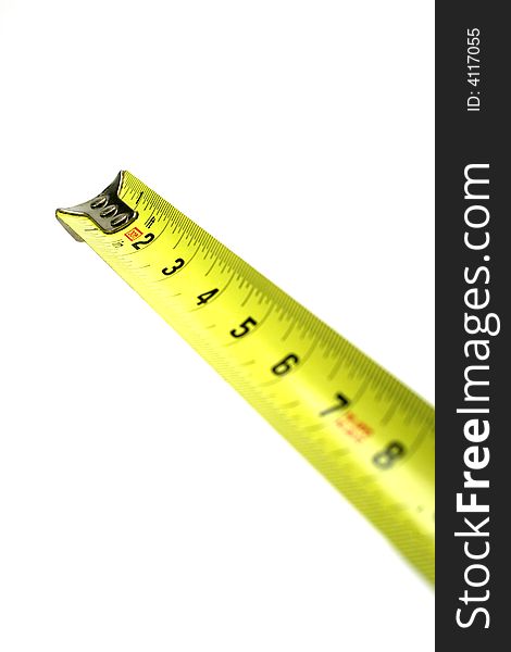 Isolated shot of a tape measure, includes clipping path. Isolated shot of a tape measure, includes clipping path.