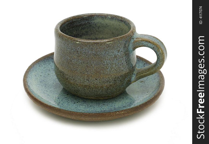 Isolated shot of a vintage tea cup, includes clipping path. Isolated shot of a vintage tea cup, includes clipping path.