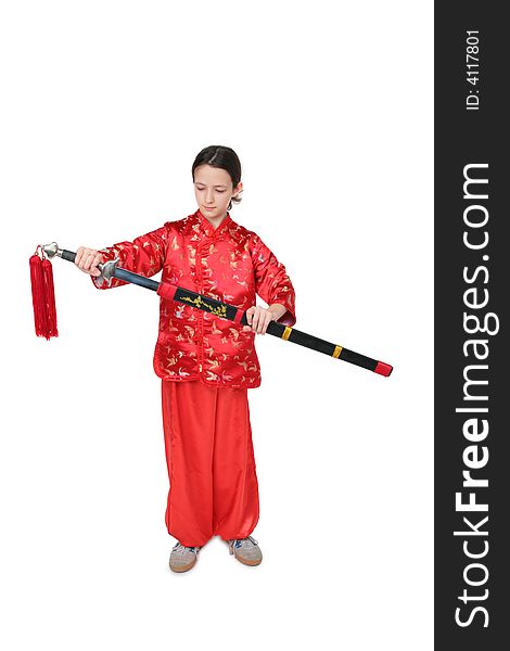 Kung Fu Girl With Spear