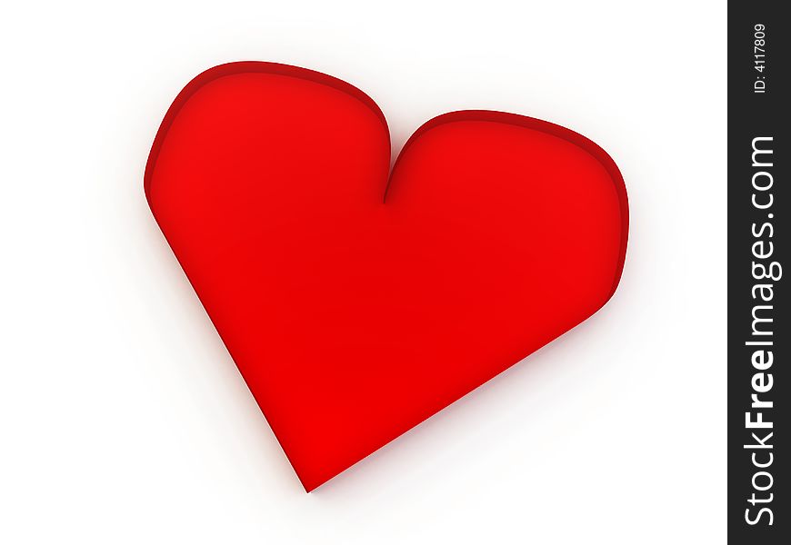 An image of a heart symbol. It would be good for romantic concepts and Valentines day. An image of a heart symbol. It would be good for romantic concepts and Valentines day.