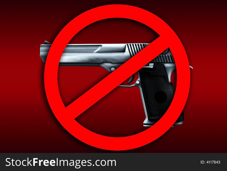 An image of a weapon, in this case a gun, this image can be used for anti gun concepts. An image of a weapon, in this case a gun, this image can be used for anti gun concepts.