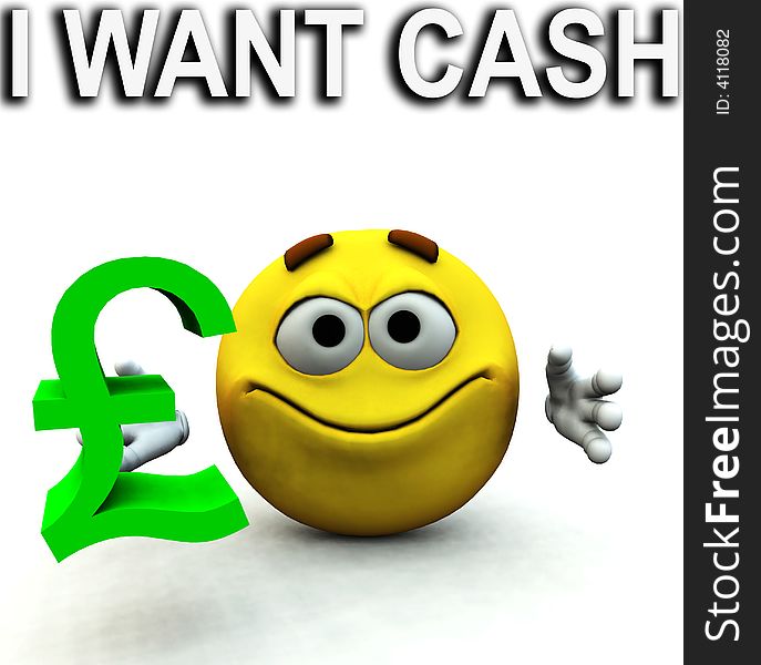 Happy Pound Guy I Want Cash