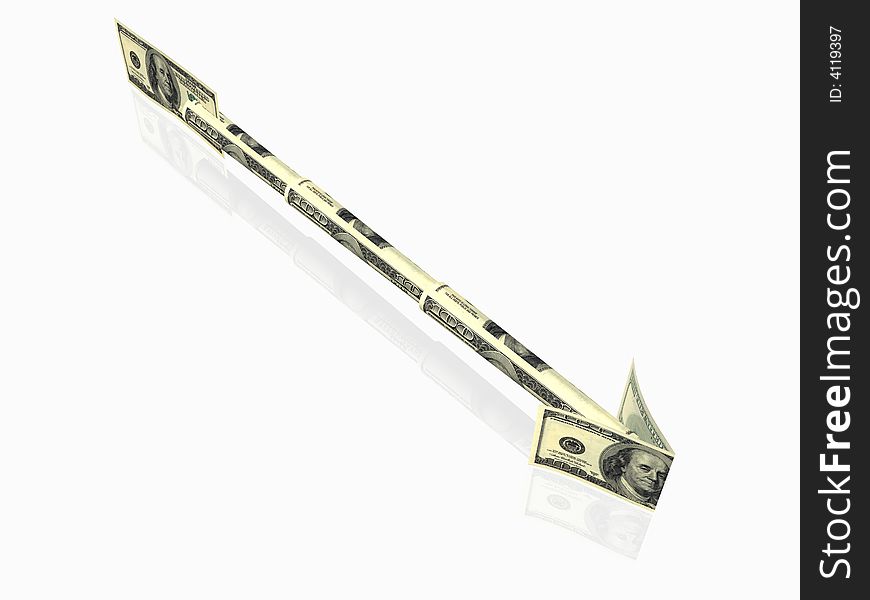 Dollar arrow