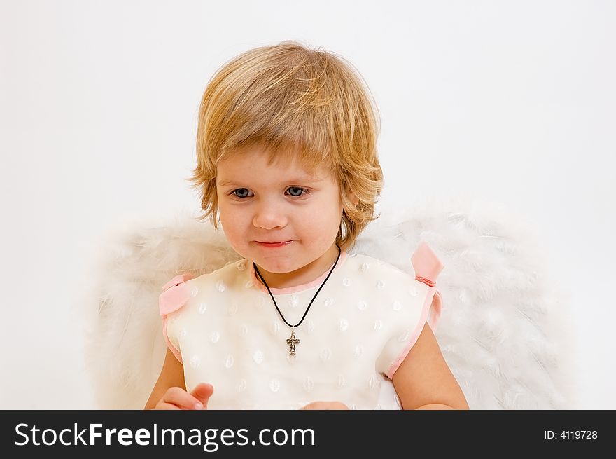 Little angel girl