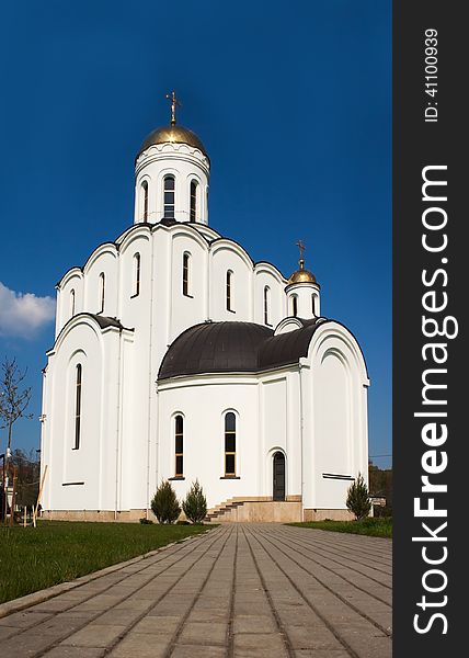 New Church Of St. Vladimir On Summer Day