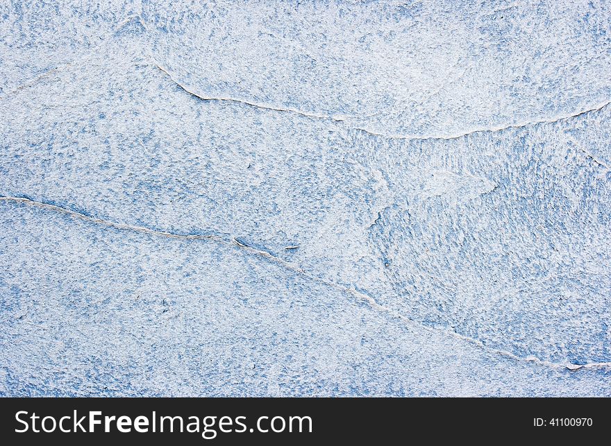 Bright blue plaster as abstract background