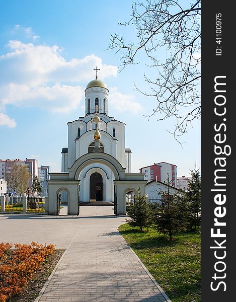 Church of st. vladimir on summer day