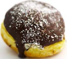 Chocolate Donut (very Shallow DOF) Royalty Free Stock Photo