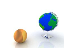 3d Earth Globe Stock Image 3d Earth Globe Stock Image