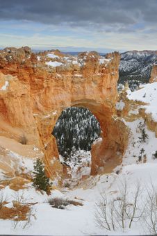 Bryce Canyon NP In Winter Stock Image Bryce Canyon NP In Winter Stock Image