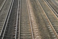 Railroad Tracks Royalty Free Stock Images