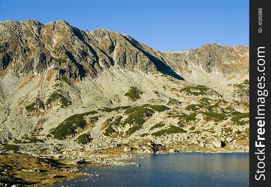 Retezat Mountains - Bucura Lake and Slavei summit (2399 m). Retezat Mountains - Bucura Lake and Slavei summit (2399 m)