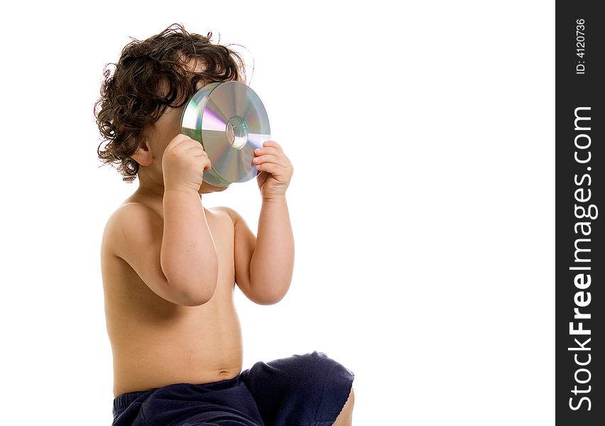 Baby With Disk.