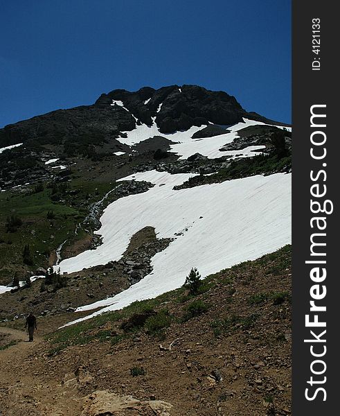 Round Top Mountain in the Desolation Wilderness.