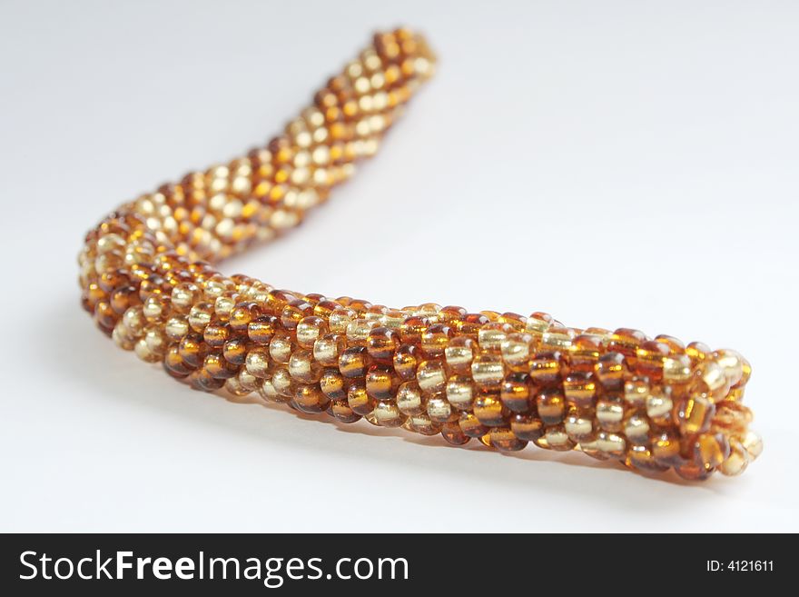 Bracelet - snake from a beads