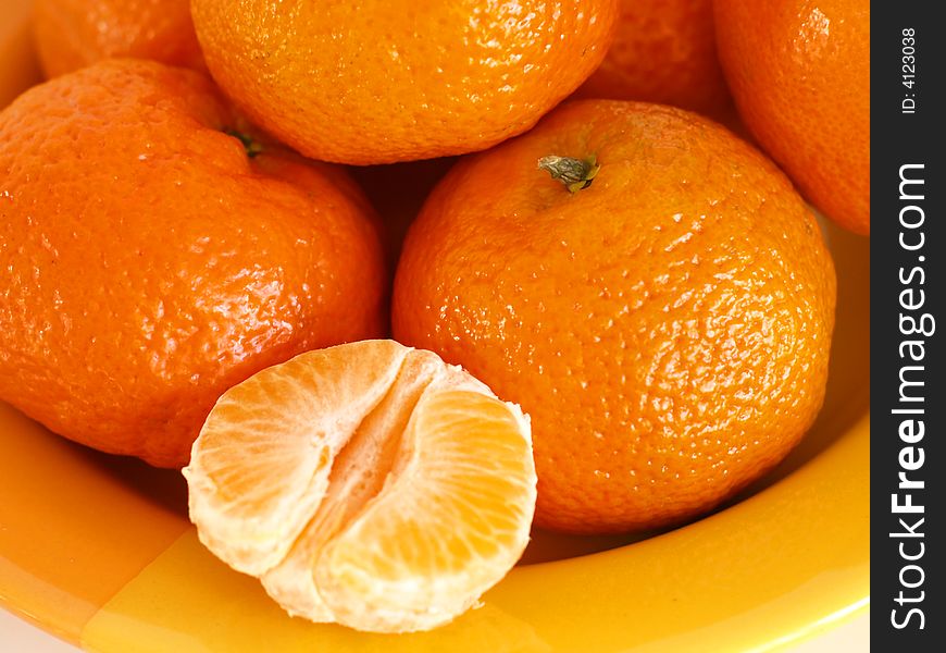 Your good tangerines after a meal