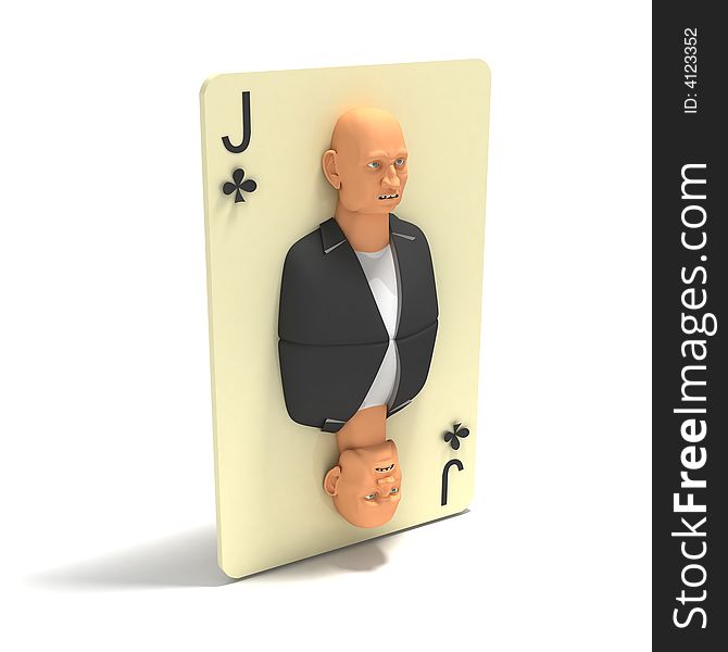 Playing Card: Jack of Clubs