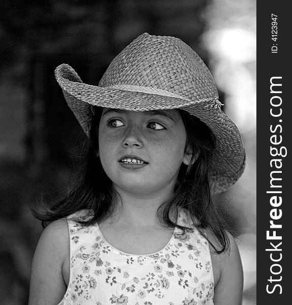 A shot of a little cowgirl in my home town. A shot of a little cowgirl in my home town.
