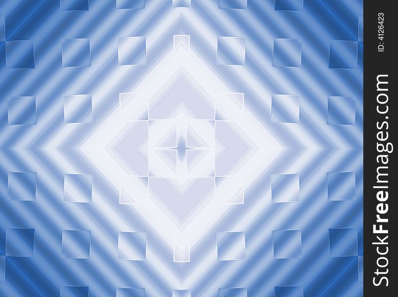 Abstract Blue Diamond Background Design