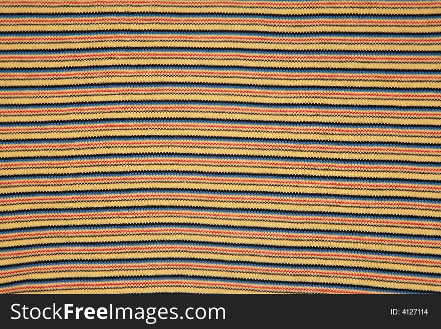 The yellow strip textile texture