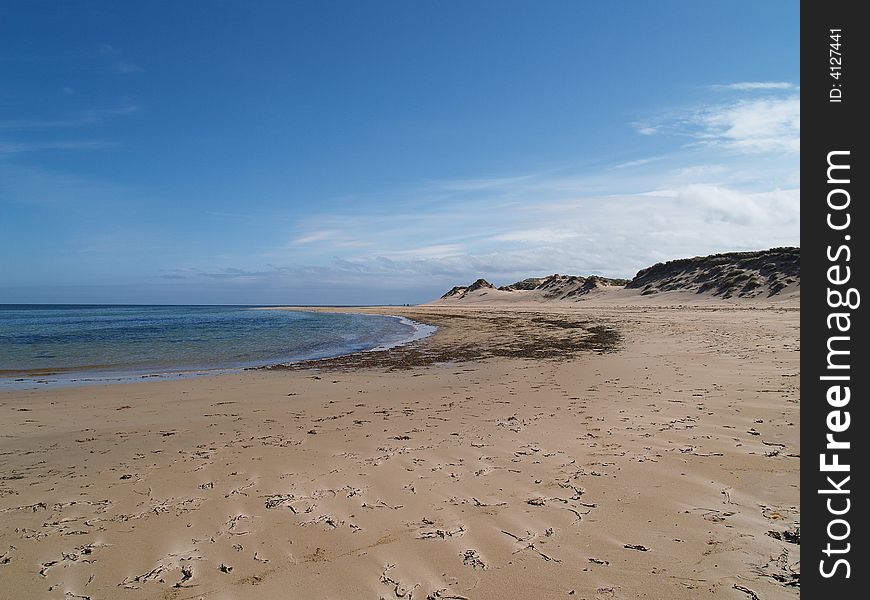 Beach in the North East of Scotland. Beach in the North East of Scotland