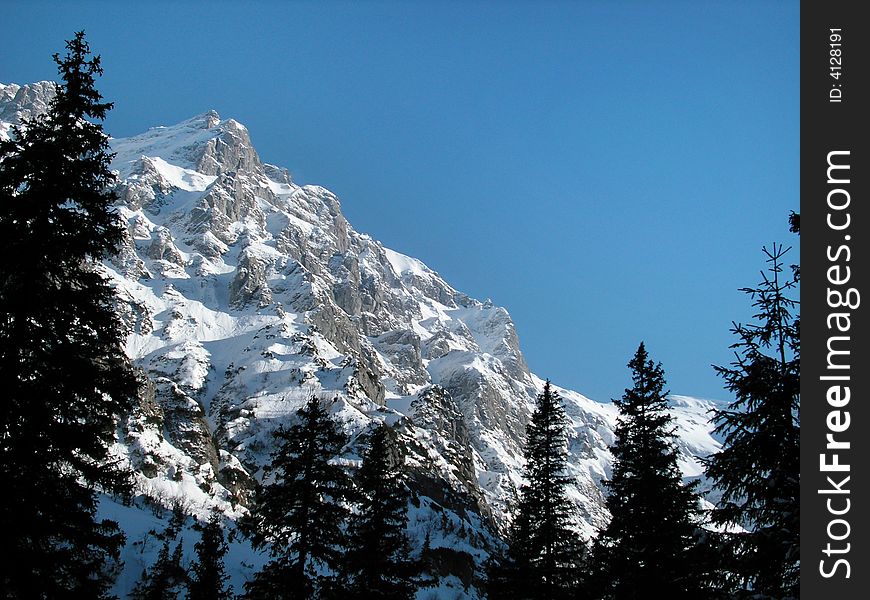 Bucsoiu summit (2492 m altitude), in Bucegi mountains. Bucsoiu summit (2492 m altitude), in Bucegi mountains