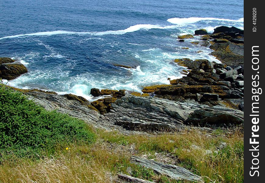 Seascape from Moshers Island Lahave Lunenburg County Nova Scotia Canada. Seascape from Moshers Island Lahave Lunenburg County Nova Scotia Canada