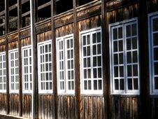Row Of Windows Royalty Free Stock Photo Row Of Windows Royalty Free Stock Photo