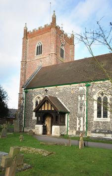English Village Church Stock Photo English Village Church Stock Photo