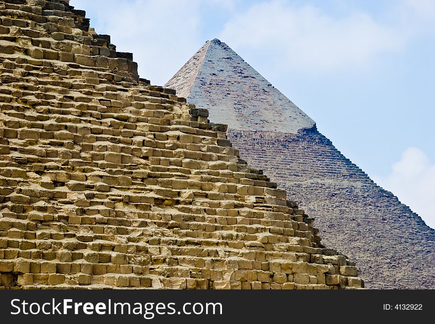 Two Great Pyramids In Egypt